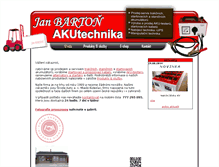 Tablet Screenshot of akutechnika.cz